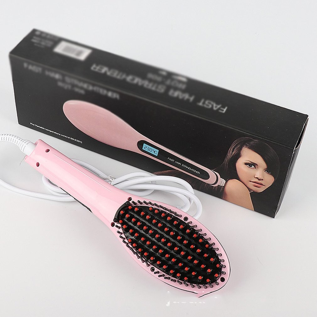 Fast Electric pull Large Panel Straight Iron Does Not Hurt Electric Hair Brush