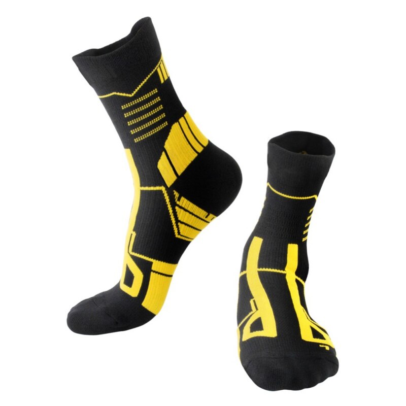 1 Pair Sports Cycling Socks Women Men Lightweight Anti-sweat Compression Running Ankle Hosiery Running: B / L