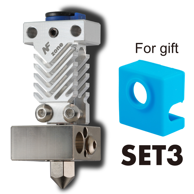 Mellow NF Zone-CR10 Hotend Extruder Kit Aerospace Materials For Creality Ender 3 Micro Swiss MK8 Nozzle 3D Printer Parts: None / Set 3