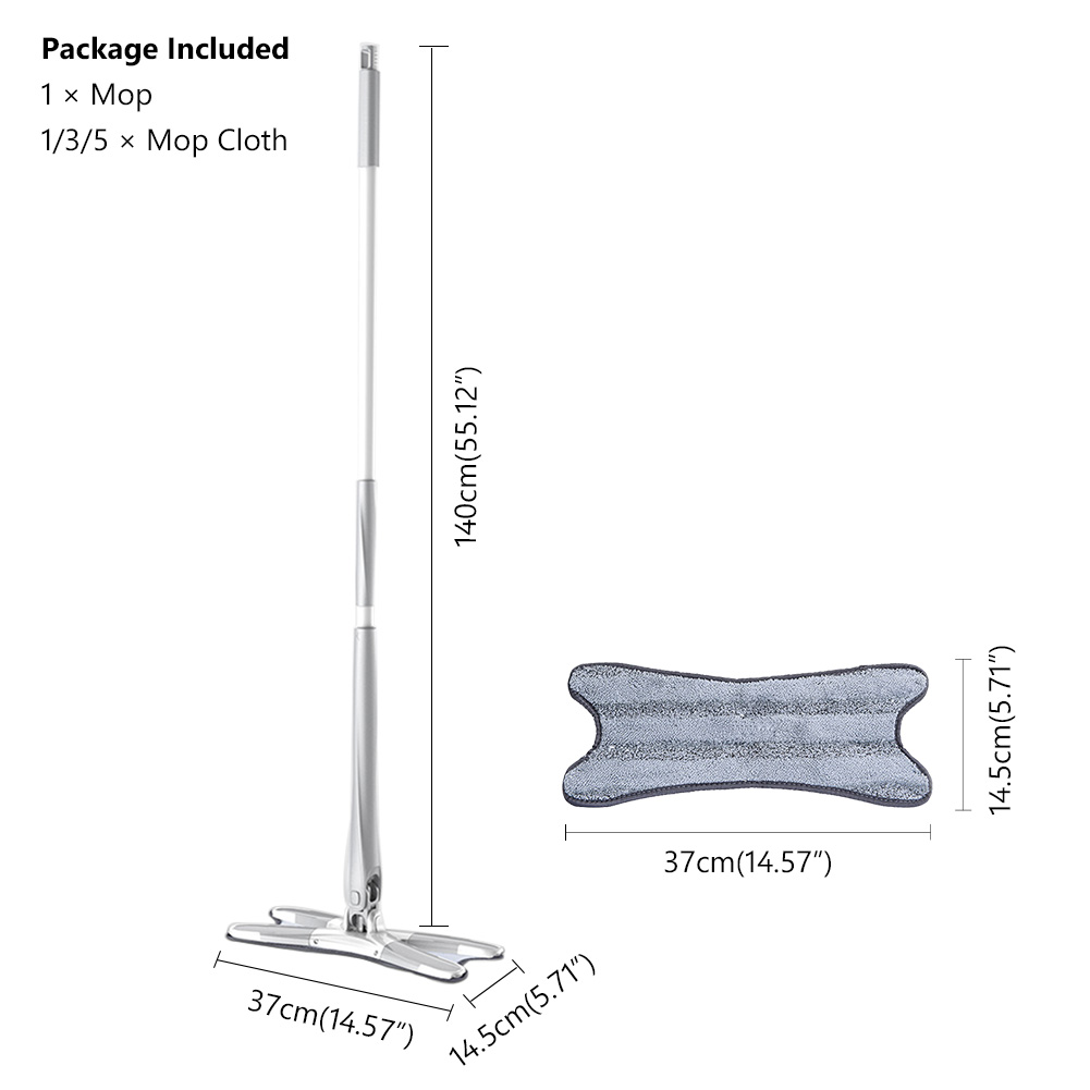 X tipo mopa para suelo de microfibra con 1/3/5 Uds paño de mopa reemplazar mano lavado gratis plana trapeador Manual de hogar Herramientas de limpieza