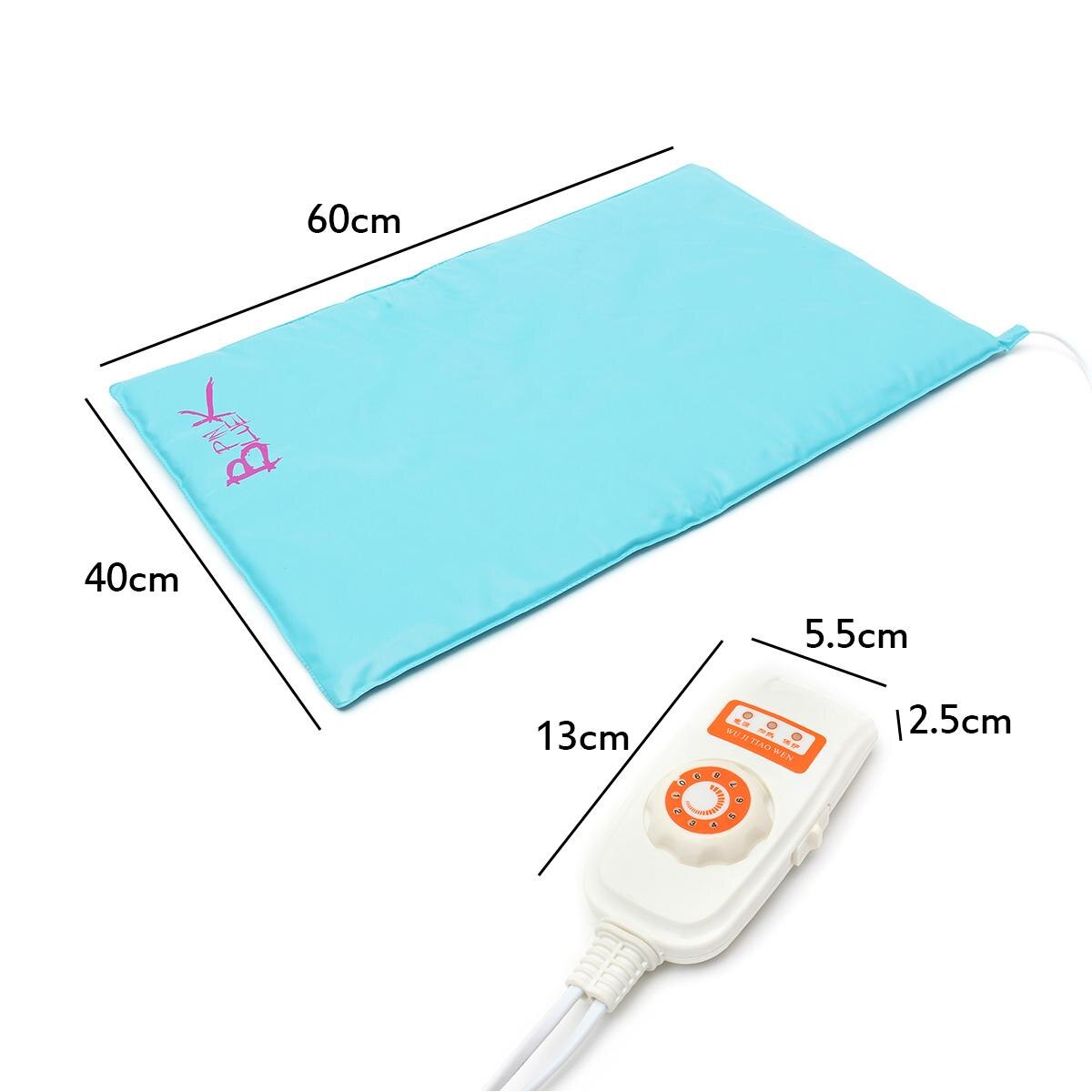 30W/35W 10 poziomów placki kot elektryczny termofor żelowy regulacja temperatury łóżko dla zwierząt koc szczeniak królik podgrzewacz mata jesień zima poduszki: niebieski