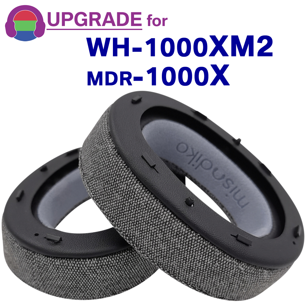 misodiko Verbesserte Ohrpolster als Ersatz für Sony WH-1000XM2 / MDR-1000X Kopfhörer: grau