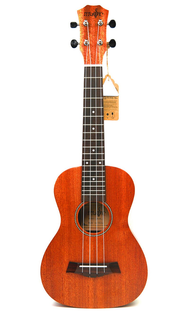 21 "sopranowe ukulele mała gitara ukulele 4 struny palisandrowy gryf mahoń elektryczny ukulele z ulec poprawie EQ uke struna gitarowa: tylko ukulele