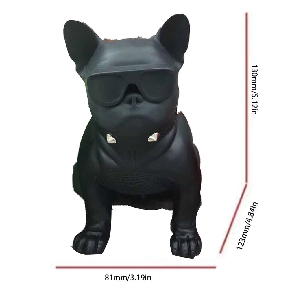 Draagbare Draadloze Bluetooth 4.2 Speaker 10W Krachtige Bass Stereo Ondersteuning U Disk/Tf Card Bulldog Voor Smart apparaten