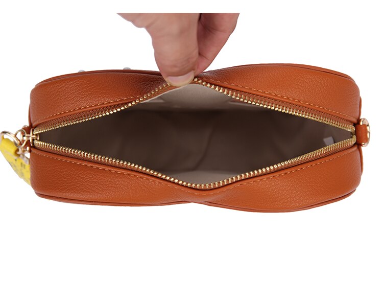 römisch Brot Schulter Kette Tasche für Frauen Kleine Umhängetasche Tasche Mädchen Geldbörsen und Handtaschen Pu Leder Neuheit Beutel