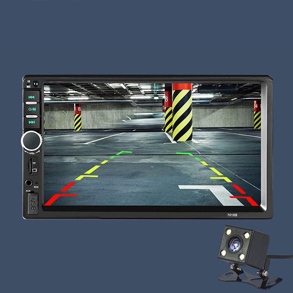 Mp5 Car Display Car Dual Spindle Mp4 Card Multimedia Player Multimedia Player 7 Inch Mp5 Car Display 7018B