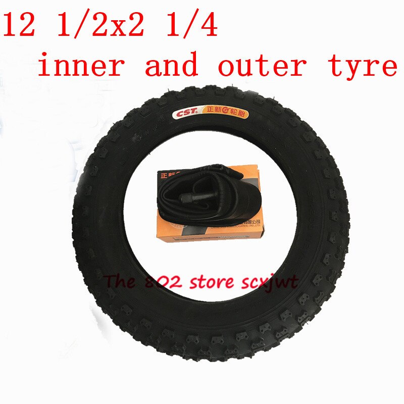 Lyn 12 1 / 2 x 2 1 / 4( 57-203)  cykel ydre dæk indvendig slange 12 tommer foldebil voksen buggy dæk