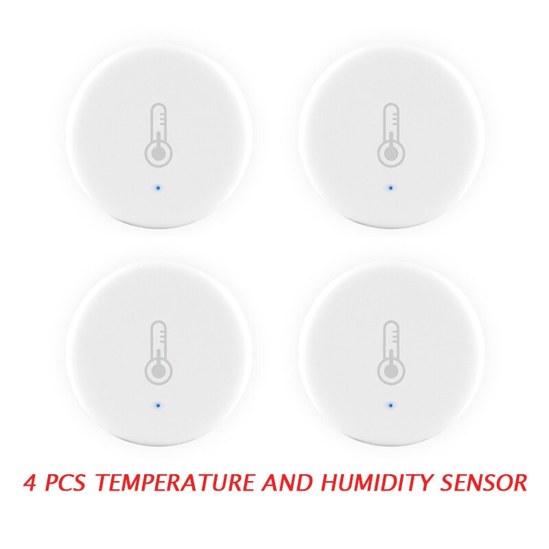 Tuya Temperature Humidity Sensor Environment Air Pressure Smart Home Smart Life Zigbee Wireless Control Work Smart Home: 4 Pieces