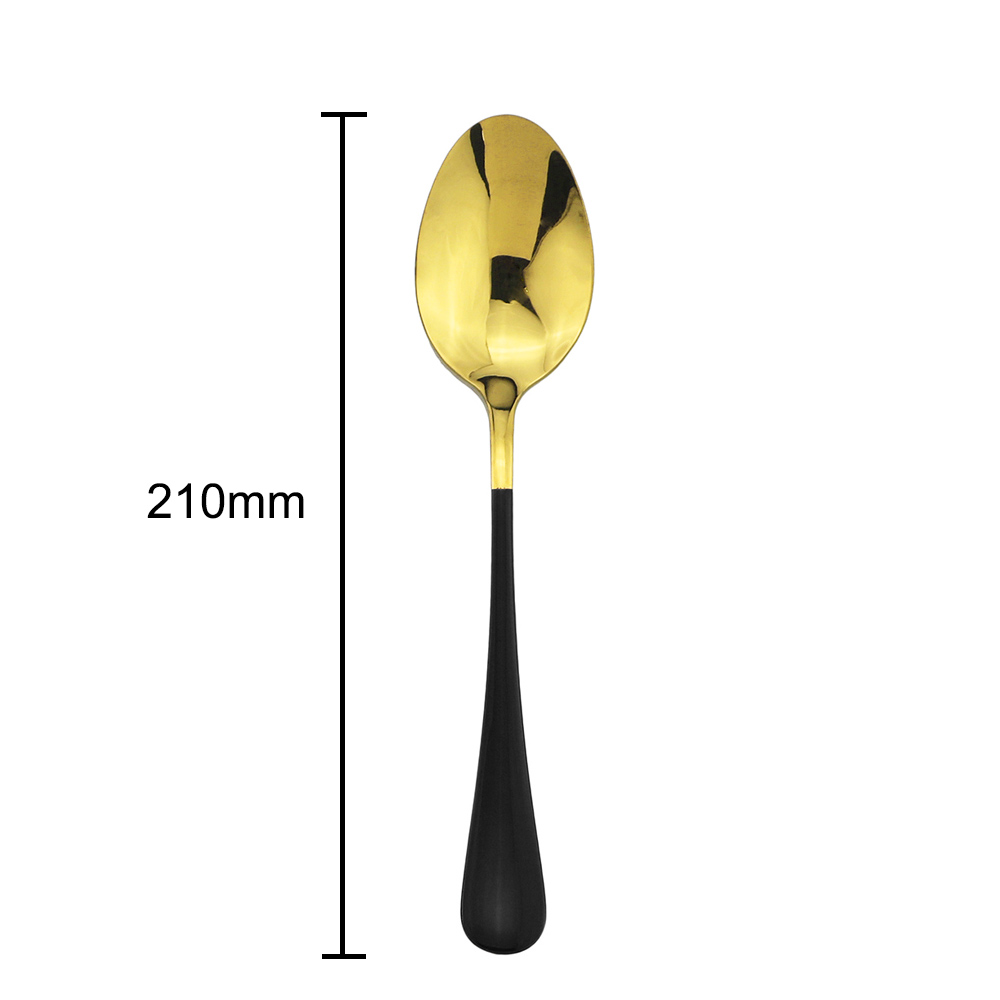 6pcs Dinnerware Pink Handle Gold Flatware Set 304 Stainless Steel Cutlery Set Dinner Knife Fork Spoon Hotel Tableware set