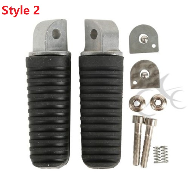 2 Style Rear Footrest Foot pegs For Yamaha FJR1300 FZ400 FZ6R XJR400 XJR1200 XJR1300 XJ6 FZ6N 2004-2006 2005 Motorcycle: Style 2