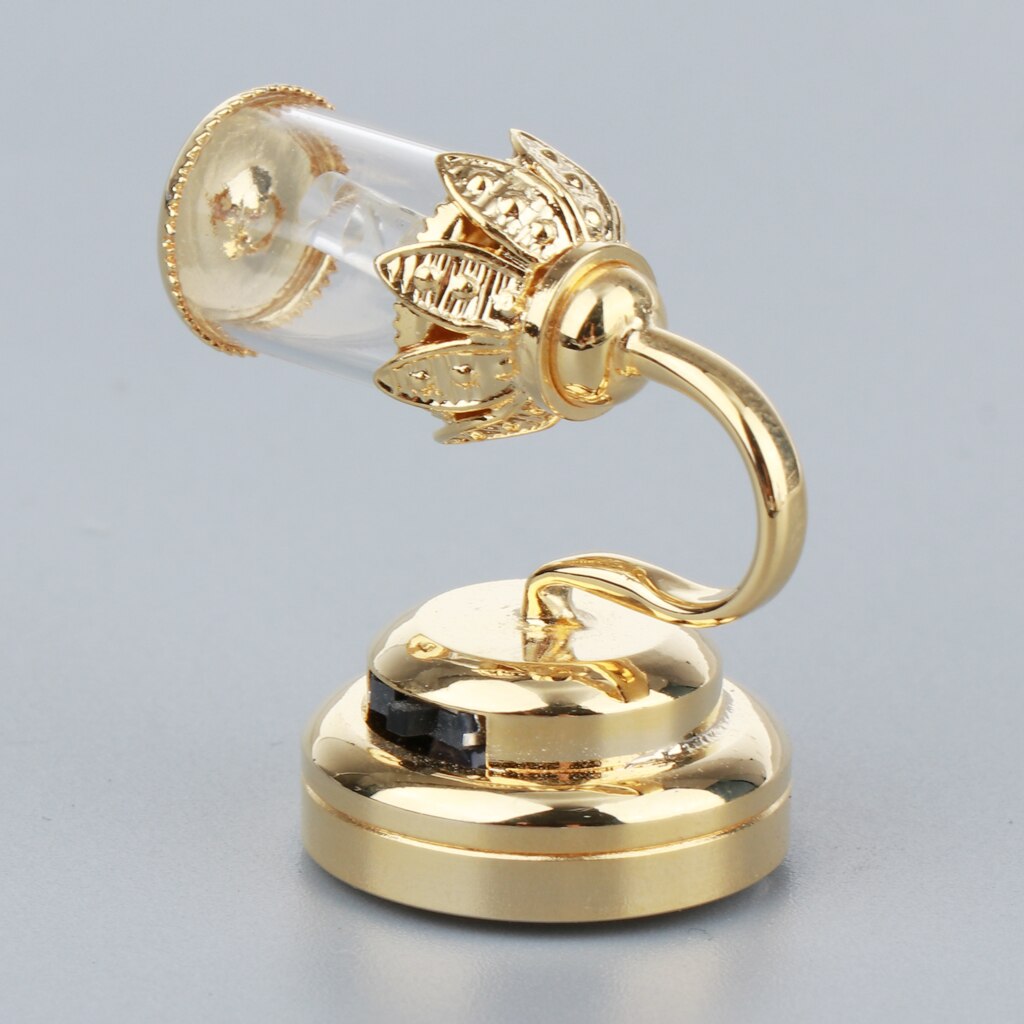 MagiDeal 1 Pair Dollhouse Trasparente Paralume Elettrico di Illuminazione A LED Lampada Da Parete Della Decorazione