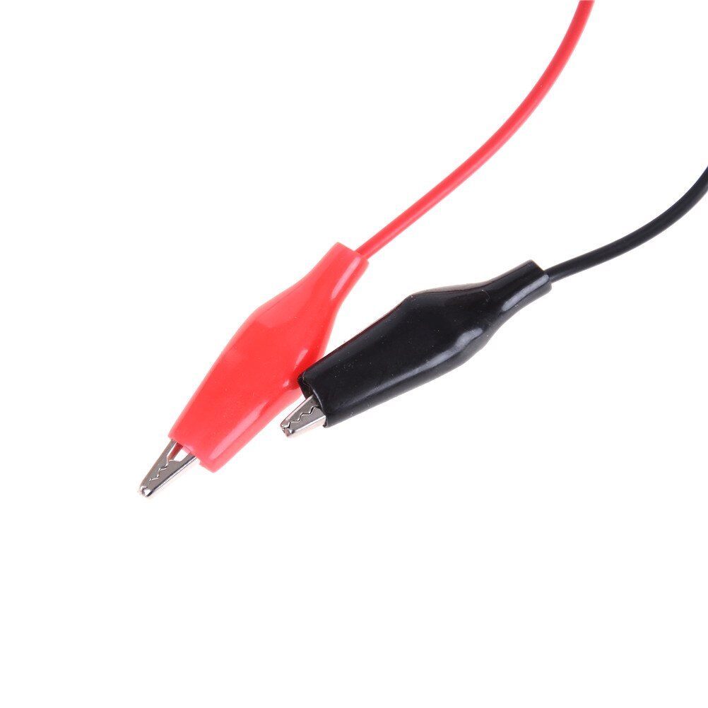 5/10 stk 25cm lang krokodilleklemme til bananstik testkabel til multimeter