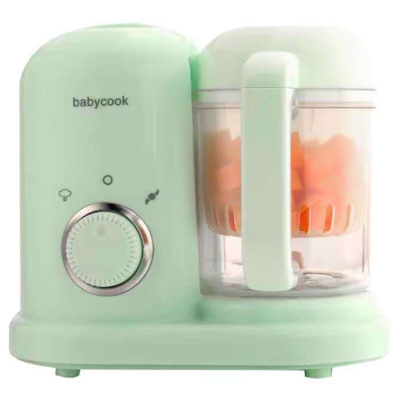 Baby Food Maker,Multi-Function Steamer Grinder Blender Mills Machine Auto Grinding Food Processor for Baby EU Plug: plum