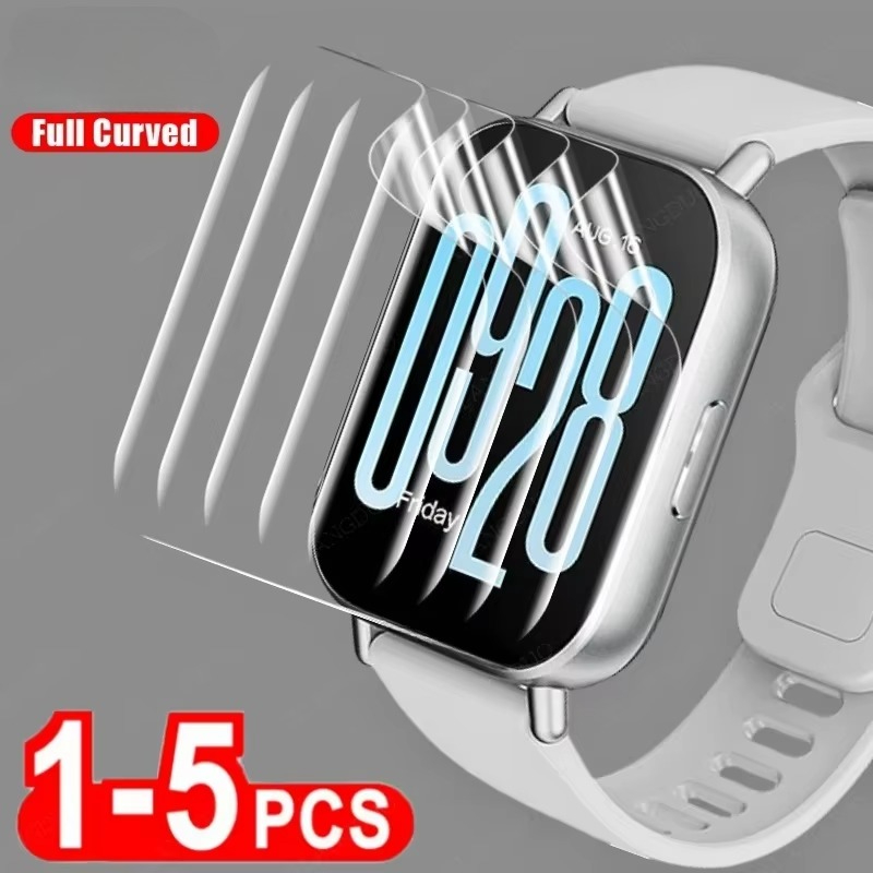 Folia hydrożelowa robić zegarka Xiaomi Redmi 5 aktywny zegarek 4/3 2 Lite wodoodporny ochraniacz ekranu Redmi zegarek 5/4/3/2 miękka folia 1-5 sztuk