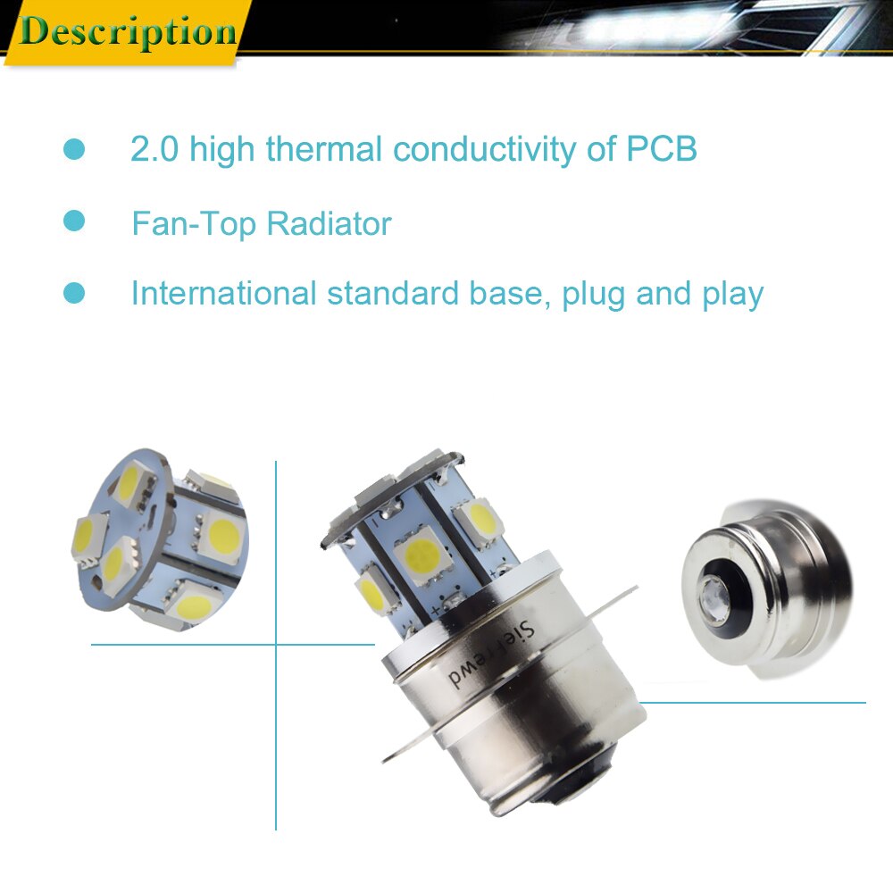 2 X P36S Bpf P323 Lucas LLB323 Auto Led Mistlamp S... – Grandado