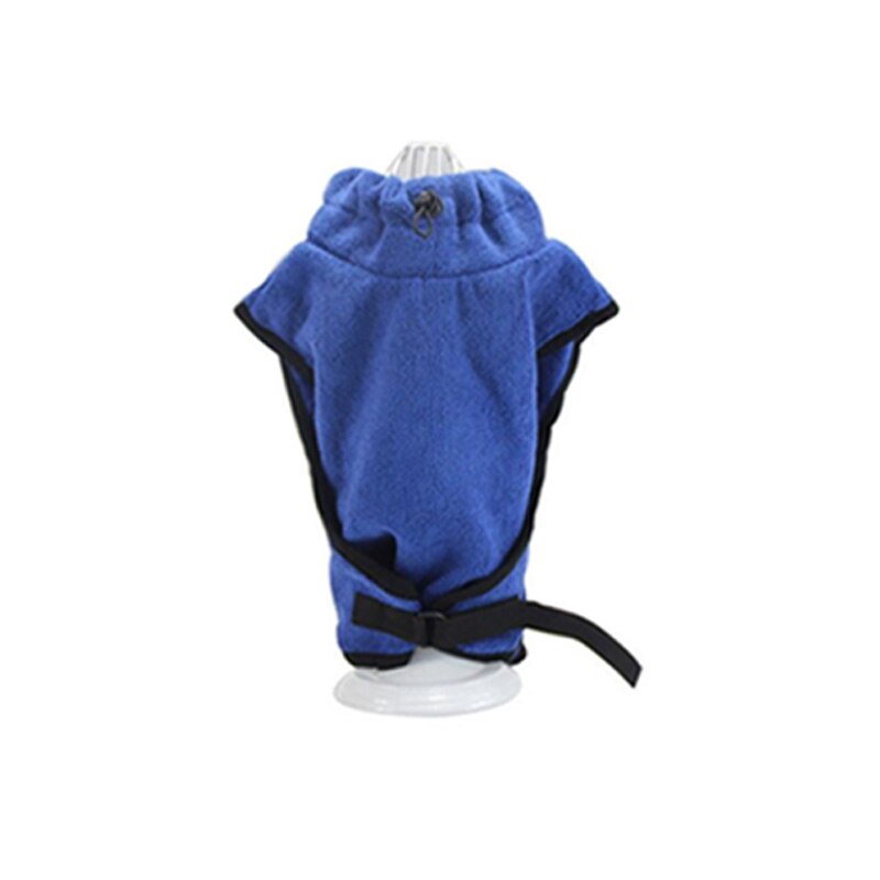 Dog Bathrobe Pet Dog Cat Bath Towel for Small Medium Large Dogs Microfiber Super Absorbent Pet Drying Towels XS-XL: blue / XS