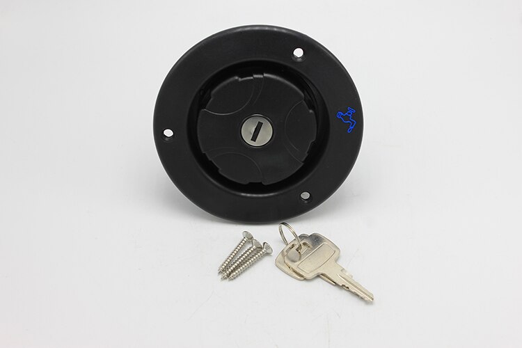 RV fuel tank outer cover gasoline diesel fuel filler port fuel tank cap fuel tank refueling lock