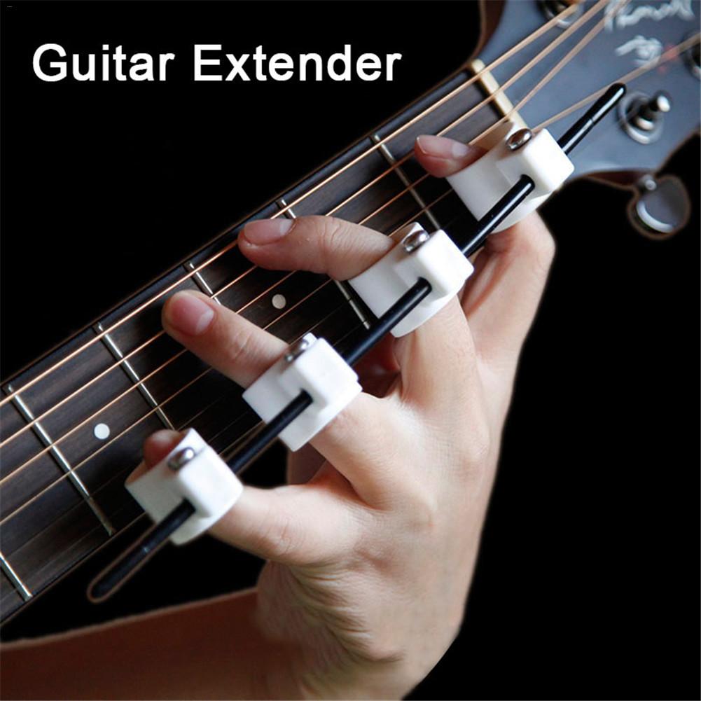 Extensor de guitarra acústica de plástico, instrumento de extensión de dedo Musical, accesorios para la práctica del palmo del Piano