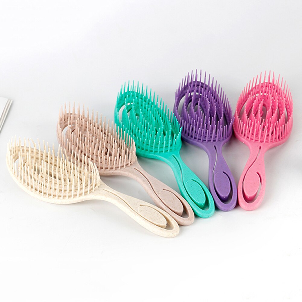 Brosses à cheveux à palette, peigne de Massage pour cuir chevelu, pour cheveux longs, courts, épais, bouclés, lisses et ondulés