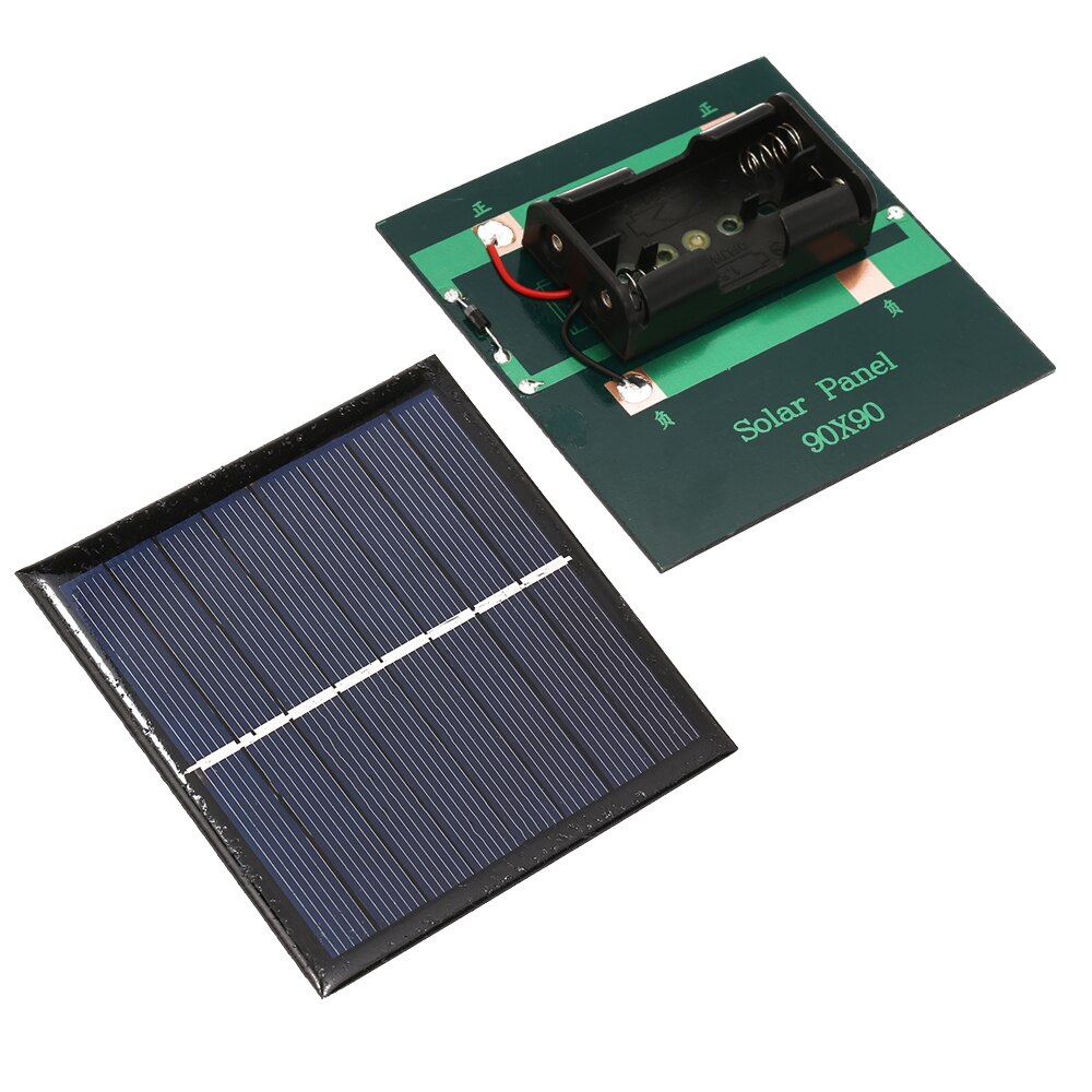 1W/4V Solar Charger for 1.2V AA Rechargeable Battery Polycrystalline Epoxy Solar Panel Portable Solar Battery Charger