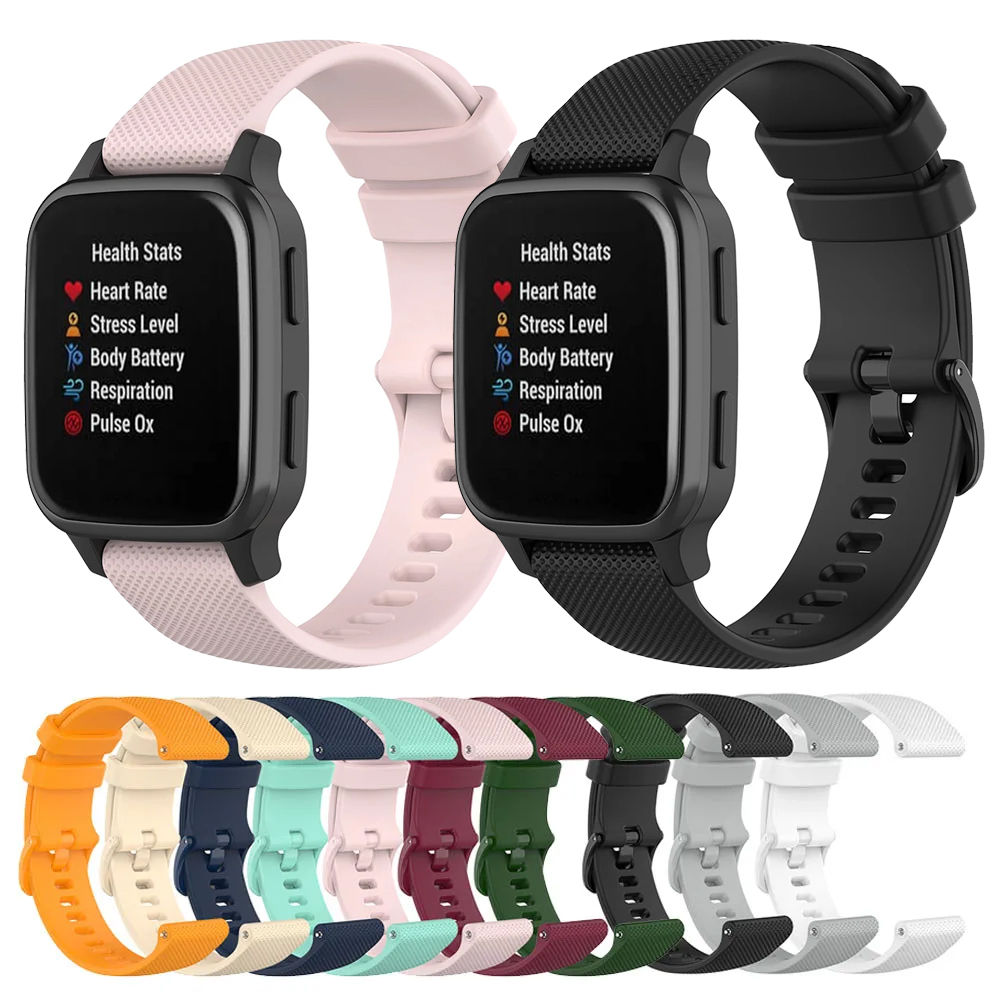 20mm Armband Armband Für Garmin venu sq /sq2/musik Band Smartwatch Silikon Armband Armband Für Xiaomi Haylou LS02 Armband