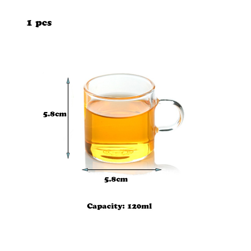 heat-resistant glass teapot Chinese tea set Kung Fu Pu'er teapot bamboo handles built-in glass tea leak coffee pot: 1