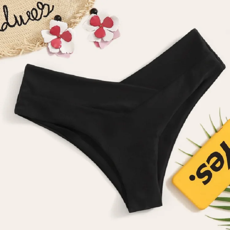 Neueste Sexy Bademode Frauen Briefs Bikini Bottom Brasilianische Tanga Badeanzug Classic Cut Bottoms Biquini Schwimmen Kurze Damen Badeanzug: XL