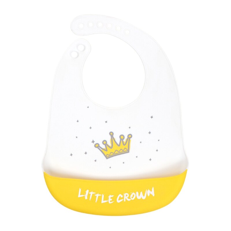 Baby Cartoon Waterproof Bibs Food Grade Silicone Newborn Feeding Saliva Towel: 3