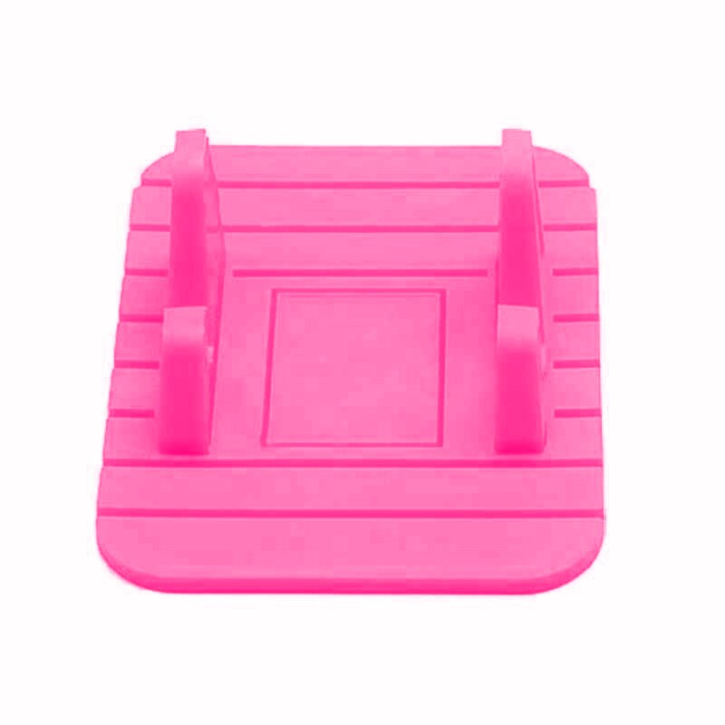 Mobile Phone Silicone Holder Stand Soft Anti-slip Mat Desk Stand Support For Car Dashboard Desktop Portable Car Holder Mat: 02