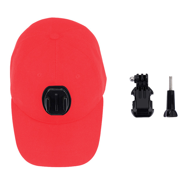 Ajustable de lona sol sombrero tapa para Gopro Hero 5 4 3 SJCAM SJ7000 SJ6000 M20 Eken H9 H9R H8 Pro Yi 4K apagado SOOCOO acción del deporte de la cámara: 1
