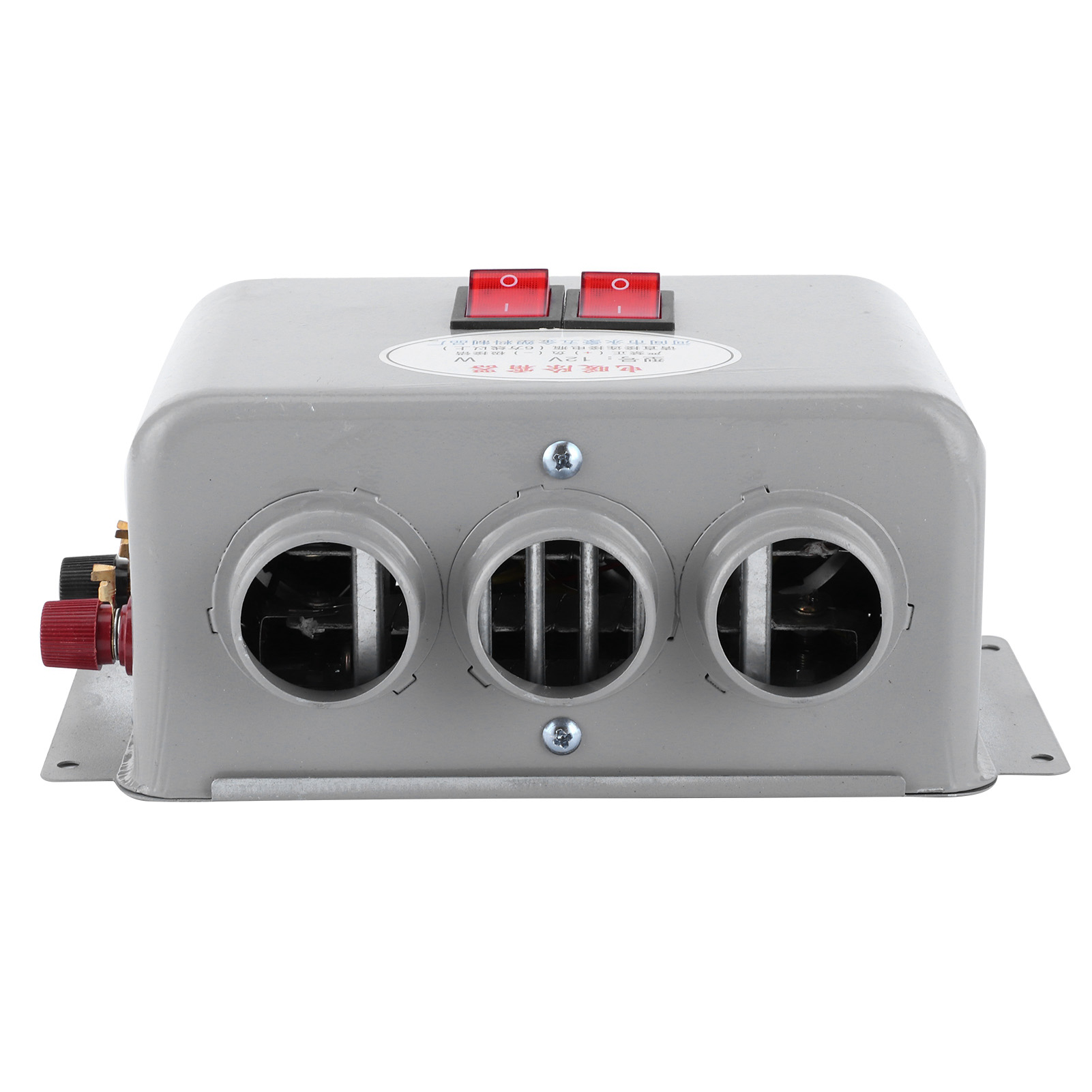 Aquecedor de carro compacto com 3 furos 600W-800W Aquecedor de aquecimento rápido de inverno Remoção de gelo e baixo ruído