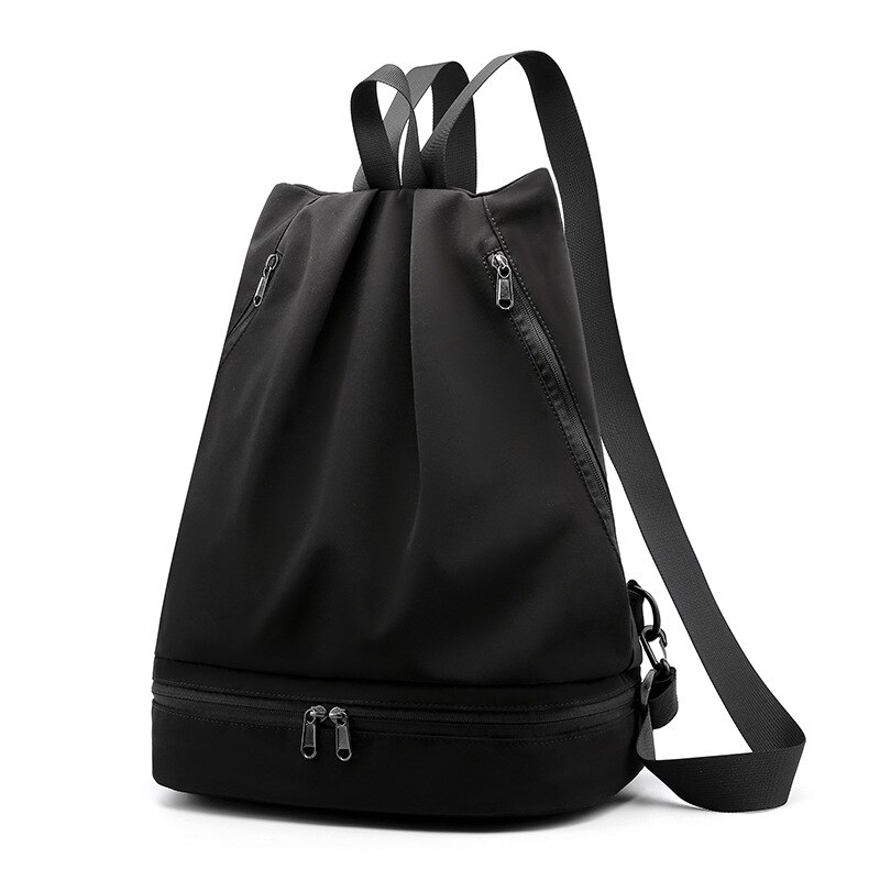 Waterproof Swimming Backpack Men Duffle Beach Bag Women Fitness Gym Blosa Oxford Travel Backpack 20l Trekking Pacpack: Black Color