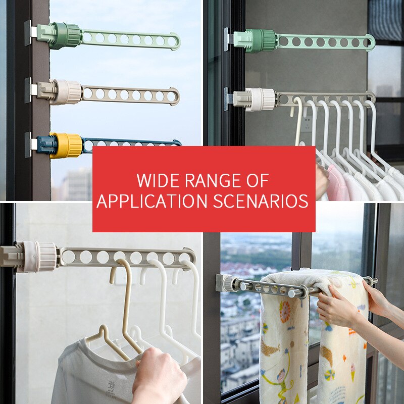 Gratis Ponsen 8 Gat Droogrek Draagbare Outdoor Reizen Droogrek Voor Reizen Wasserij Opslag