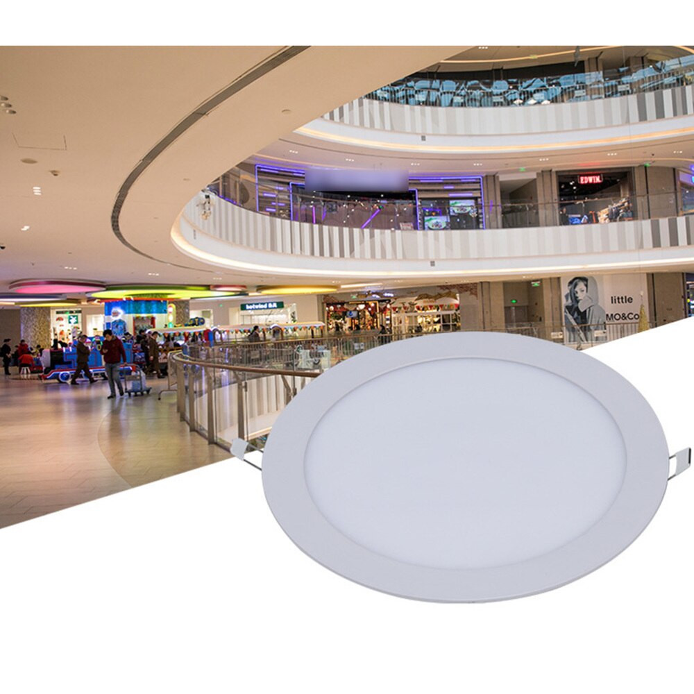 LED Panel Light 85-265V 18W LED Supper Bright Ceiling Light White Office Light Ceiling Panel Light
