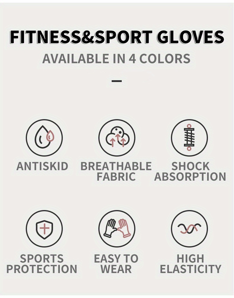 Breathable Half-Finger Fitness Gloves for Men and Women, Performance with Our Durable Half-Finger Gloves, Hand-Washable Gloves
