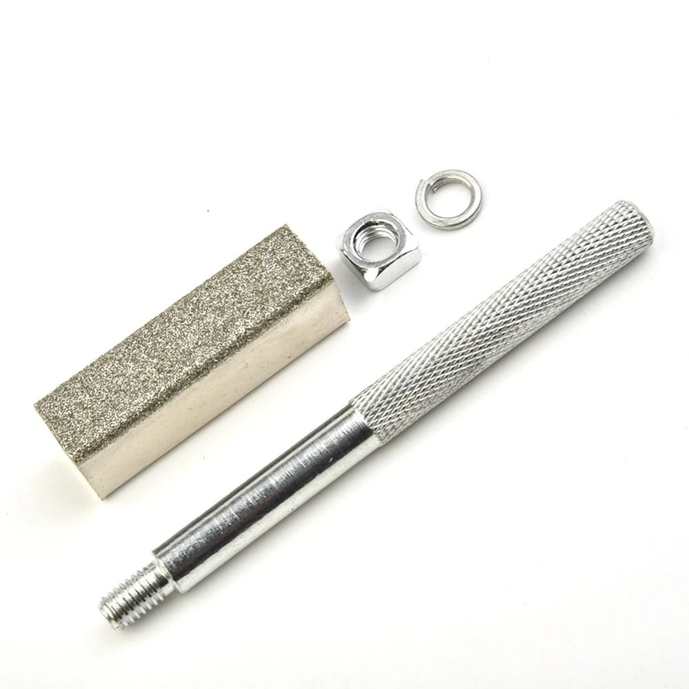 Tocador de muela recubierto de diamante, tocador de piedra de diamante de Metal grueso, disco de lijado para afilar, herramientas abrasivas para uso Industrial