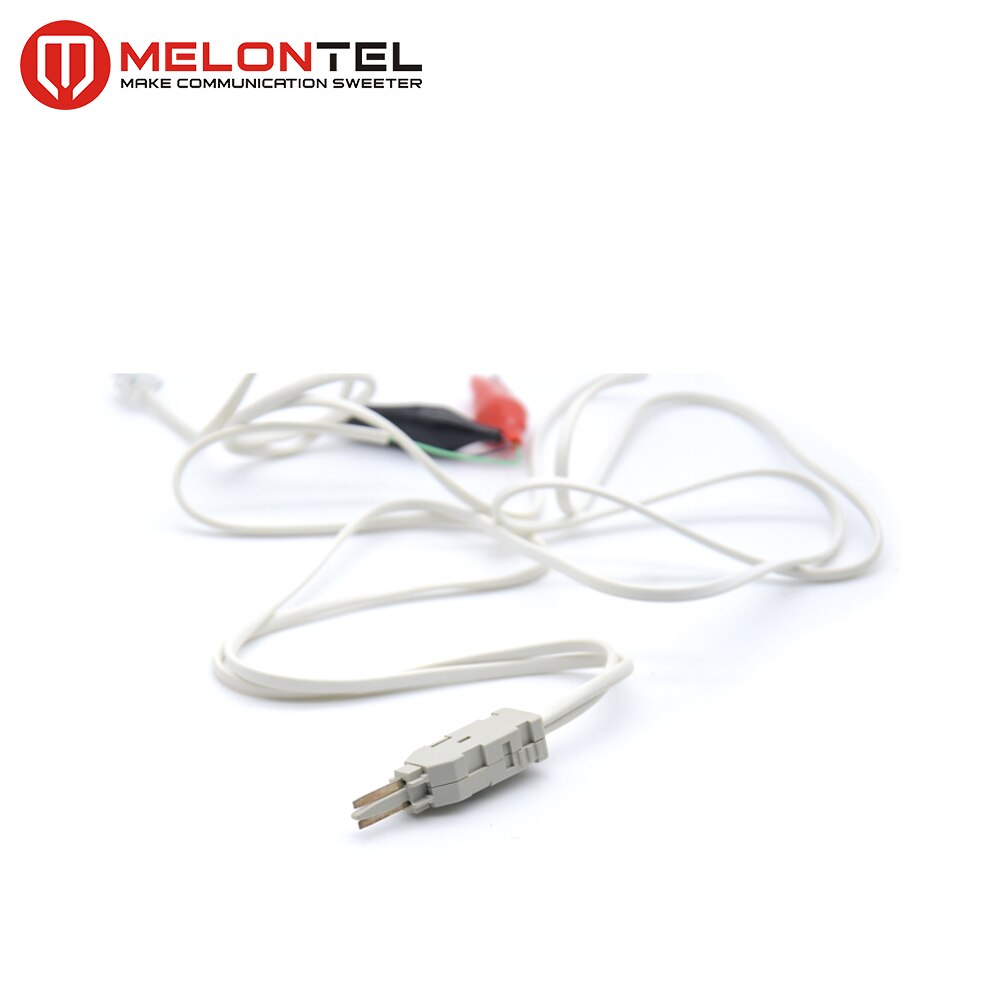 MT-2154 2 pin test kabel RJ11 stecker telecom test kabel mit alligator clip