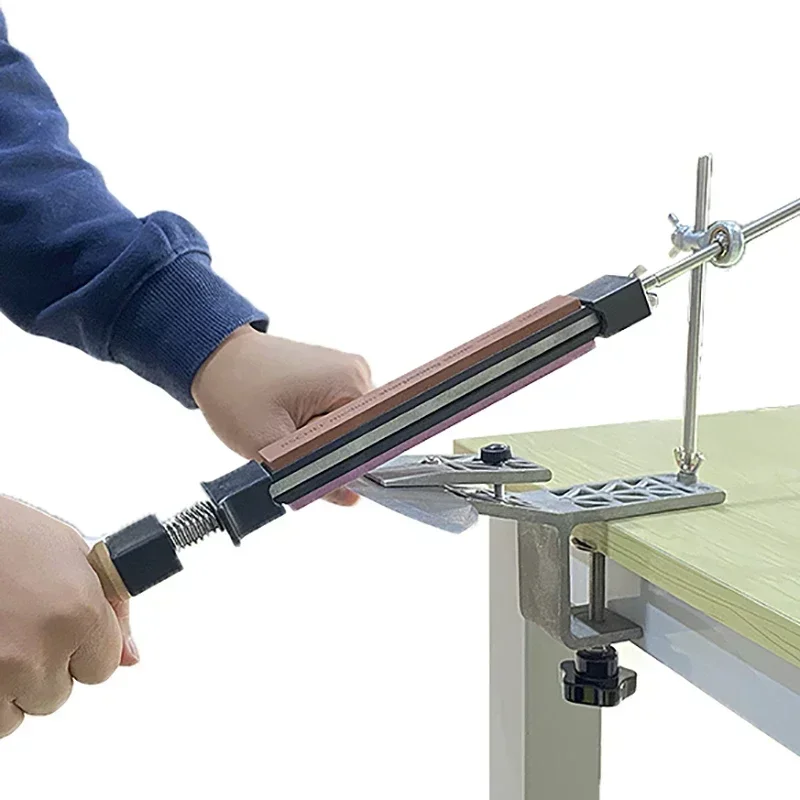 Clamping Table Sharpener Knife Sharpener Multi-function Fixed Angle Sharpener Sharpening Stone