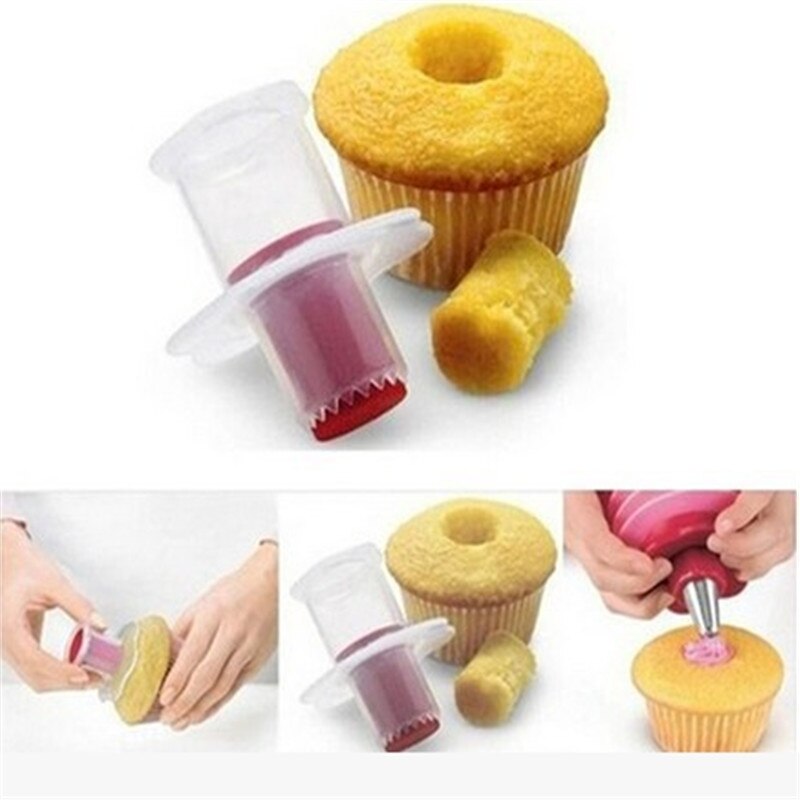 Diy konfekture værktøjer til kager kernefjerner tærter cupcake kage dekorationsværktøjer bagefad kager fræsere wienerbrød tilbehør