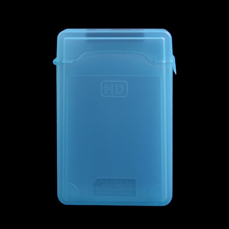 3.5" Dustproof Protection Box Case For SATA IDE HDD Hard Disk Drive Storage Feb6: Blue