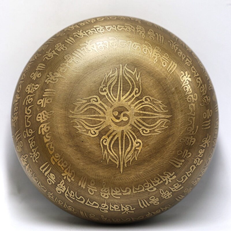 Tibetan Singing Bowls Meditation Set,Sound Chanting Bowl With Mallet Handcrafted In Nepal For Healing And Mindfulness