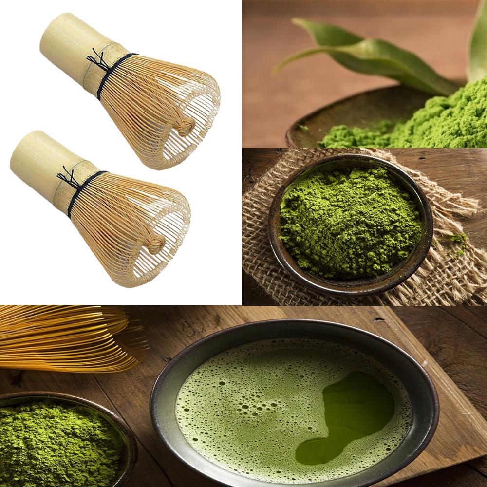 64 matcha grøn te pulver piskeris matcha bambus piskeris bambus chasen nyttige børste værktøj køkken tilbehør