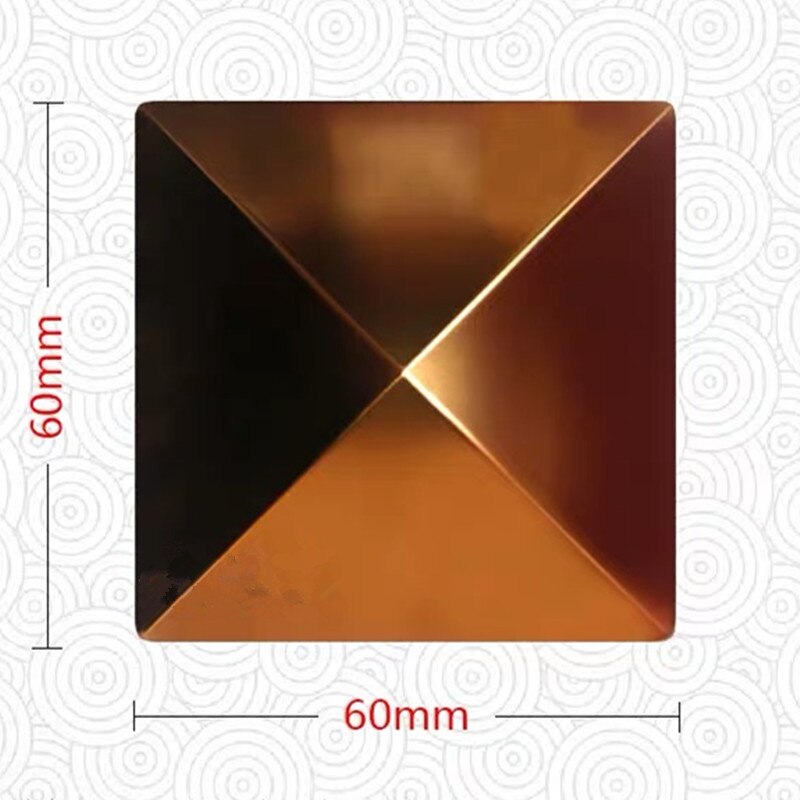 Tür rahmen, schrank, dekoration, edelstahl, möbel abziehbilder, Hardware-, tür dekoration, mosaik dekoration zubehör: Rose Gold60X60