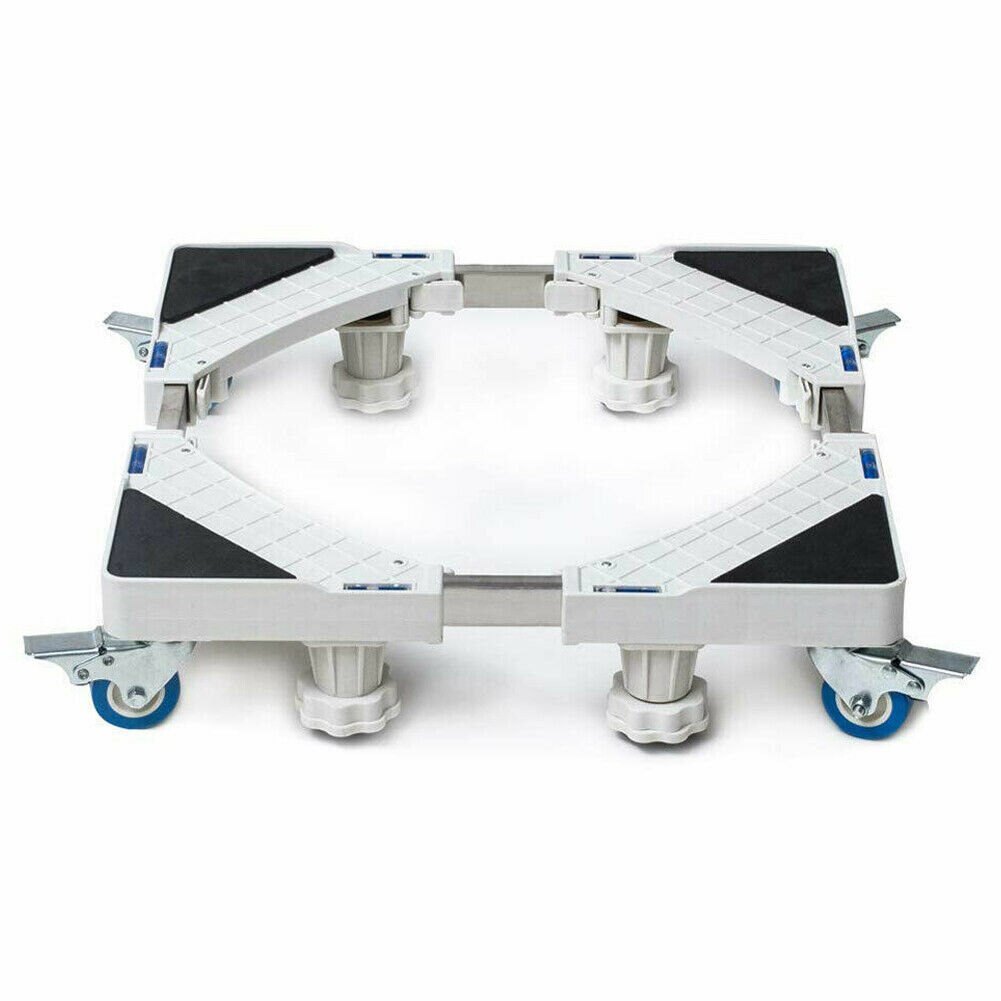 Verstelbare Apparaat Roller Mover Trolley Wielen Base Wielen Koelkast Wasmachine: Default Title