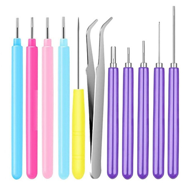 16pcs Paper Quilling Tools Slotted Kit Handmade Rolling Curling Needle Pen For Art Crafting Diy Cardmaking Project: 11Pcs