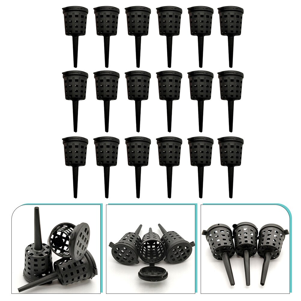 100pcs Small Plant Fertilizer Boxes Plants Grow Fertilizer Baskets with Covers