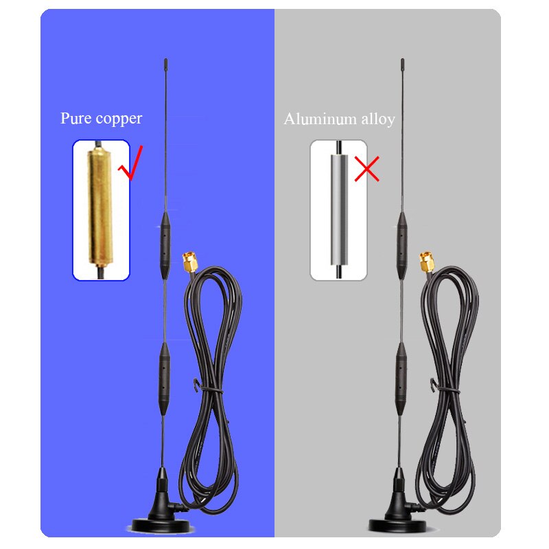 4G Lte Outdoor Antenna 700-2700MHz 40dBi Signal Booster Wifi Antenna with 3 Meters Extension Cable SMA Male Connector