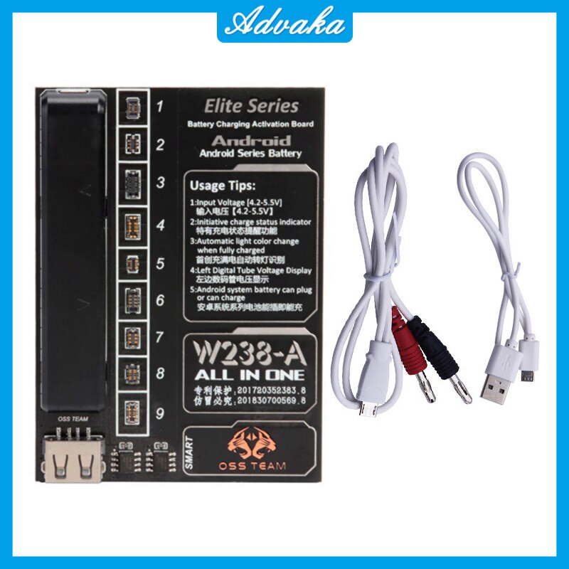 W238-A Professionele Android Serie Batterij Activering Board Snel Opladen En Batterij Activated Tools Voor Huawei/Voor Samsung