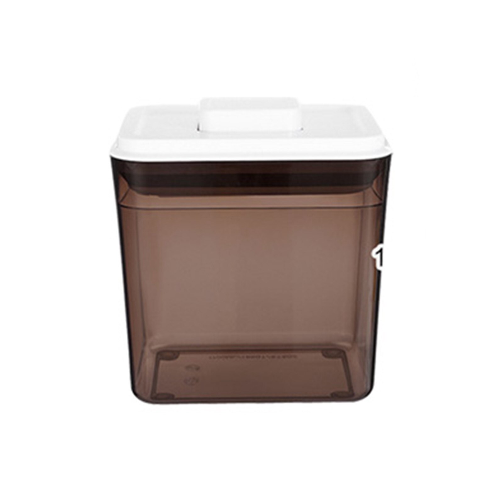 Plastic Food Sealed Boxes Press Button Grain Containers Multi-Purpose Storage Bin for Cereal Flour Baking Supplies Snack: Coffee 1700ml
