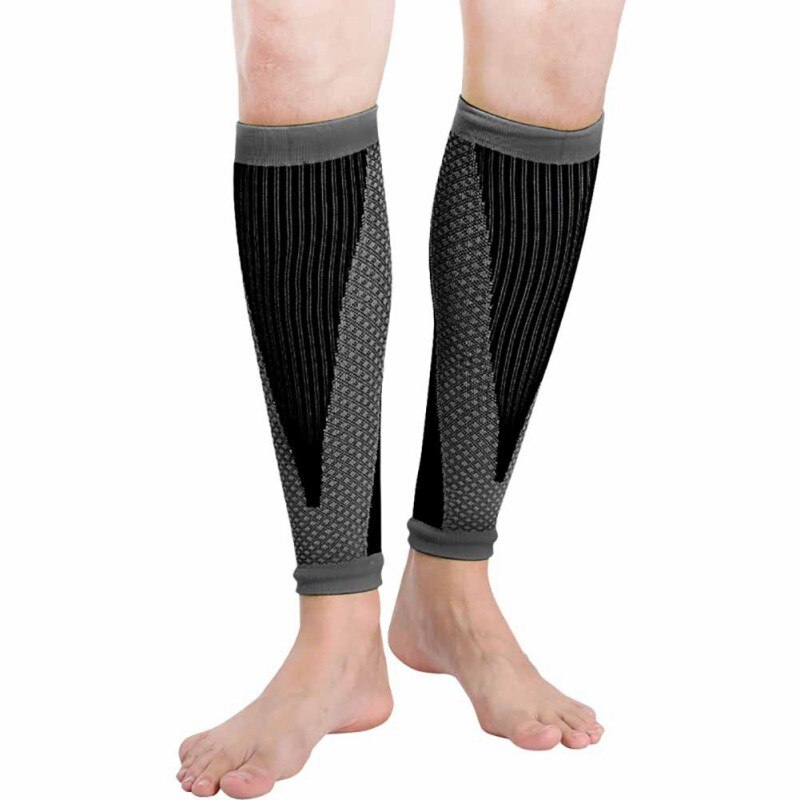 2 uds Unisex Running atletismo mangas de compresión pantorrilla canilla de pierna férulas coderas rodilleras Protección deportiva seguridad